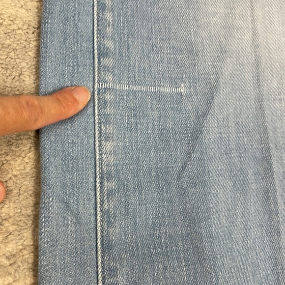 New L’Agence Scottie Wide Leg High Rise Jeans Bayview Light Blue Sz 31 - Picture 11 of 12